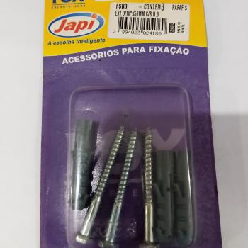 JOGO DE PARAFUSO 3/16X50MM C/B N8