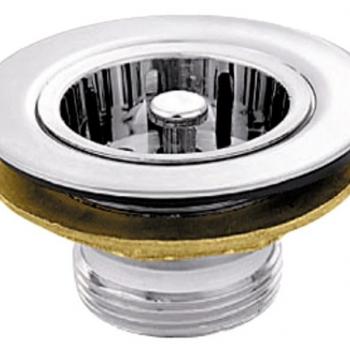 VALVULA P/PIA INOX 3.1/2 PUXADOR PRETO