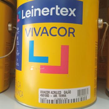 TINTA VIVACOR ACRILICA GALAO 3,6 L - AMARELO TERRA