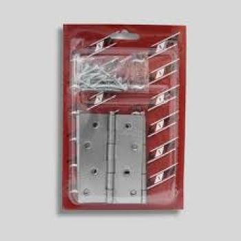 KIT DOBRADIÇA ZINCADA LOTH  2.1/2 CATELA COM 03