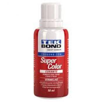 CORANTE LIQUIDO 50ML TEKBOND VERMELHO