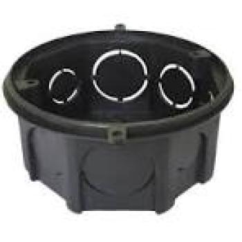 CAIXA DE LUZ 3X3 OCTAGONAL PRETO