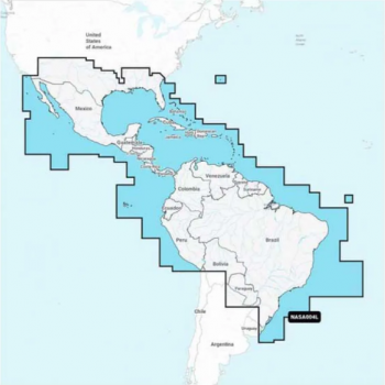 Navionics Carta Náutica Digital Platinum+  (Brasil, Caribe e México)