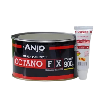 ANJO Massa Poliéster Octano FX 900g