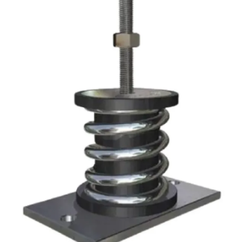 Amortecedor Mola Simples com Chapa - 200 Kg e Parafuso 1/2