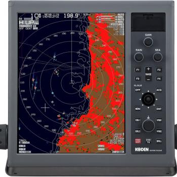 KODEN Radar MDC-5212 (64MN), Display 12.1“ de Alta Resolução, Potência 12kW e Open Antena 6ft