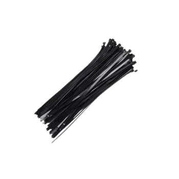 Abraçadeira Nylon - 200 x 4,8mm preto c/ 100 PCS.