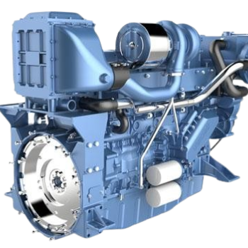 WEICHAI WP12C350-18 Motor Diesel Marítimo Mecânico 350HP - 1800RPM (12L)