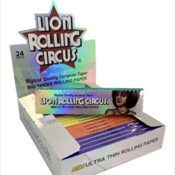 Seda Lion Rolling Circus Prata King Size