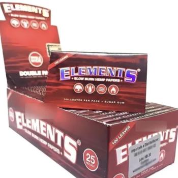 Seda Elements Vermelha 1 1/4“ Dupla