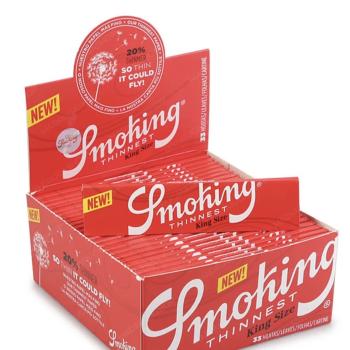Seda Smoking Thinnest Vermelha King Size