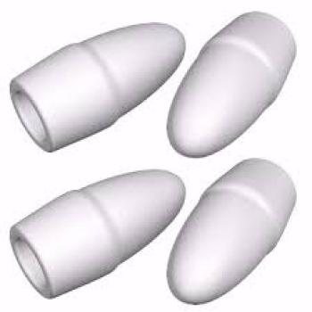 Borracha Ponteira Branca - Mercur - Valor por Unidade