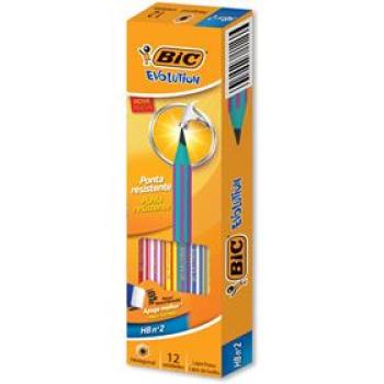 Lapis Preto Sextavado  Bic Evolution  Pijama 2HB - Valor por Unidade