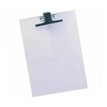 Prancheta Plástica Oficio Cristal - Nova Cril