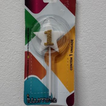 Vela Estrela Branca  nr 1  Illumina