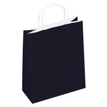 Sacola Kraft Preta 30x40x13cm - Zamberetti