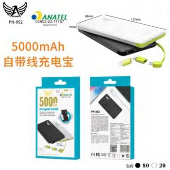 Power Bank Carregador Portatil 5000mAh PN-952