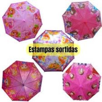 Guarda Chuva Automatico 8V Infantil e Apito