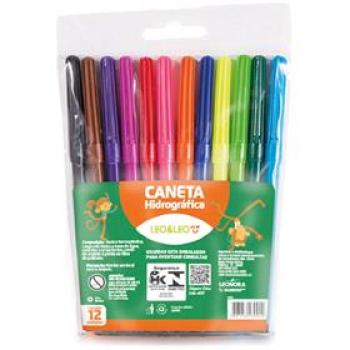 Caneta Hidrográfica 12 Cores - V.M.P.