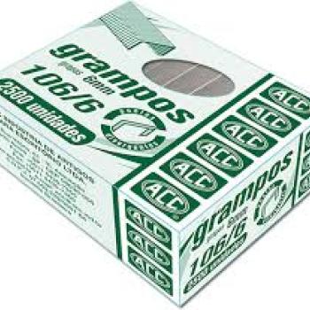 Grampo para grampeador 106/6 Galvanizado 2500 Grampos - Acc