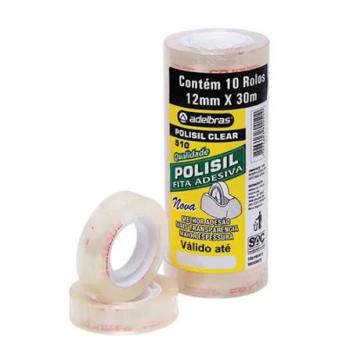 Fita Adesivo 12X30 Polisul - Valor por Unidade