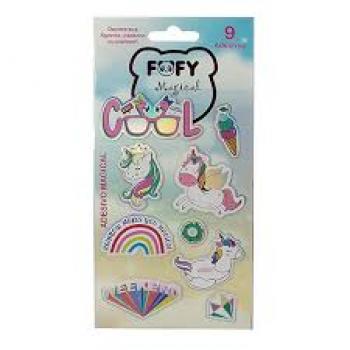 Cartela Adesiva Magical 3D - Fofy