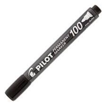 Pincel Marcador Permanente 4.5mm Redondo SCA 100 Preto Pilot BT 1 UN