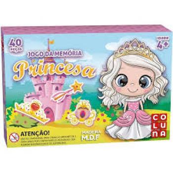 Jogo da Memoria 40 Peças - Princesas