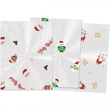 Saco Poli Transparente Decorado Natal 15X22mm Sortido Valor por Unidade