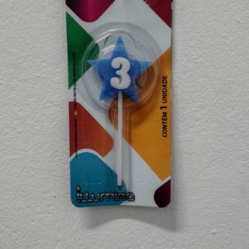 Vela Estrela Azul nr 03 Illumina