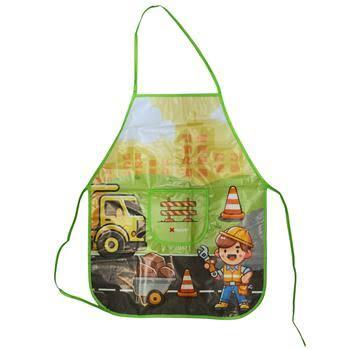 Avental Infantil com Bolso Construtor  40X50CM - ake+