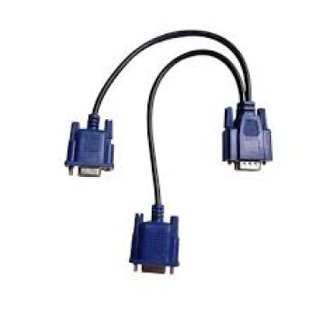 Cabo Vga 2 Conectores VGA femea-1 conectores VGA macho LE5514