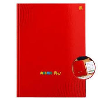 Caderno Brochura  1/1 CD 96F  Anima Plus Vermelho -Animativa