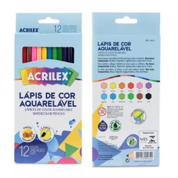 Lapis de Cor Aquarelável 12 Unidades - Acrilex