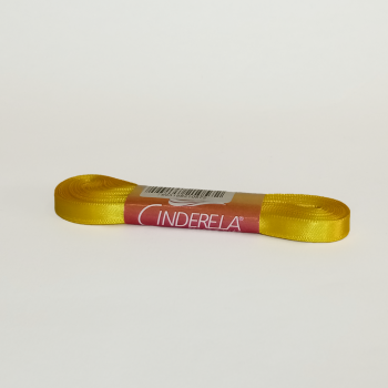 Fita de Cetim Tecida 10mx07mm Amarelo Gema- Cinderela*