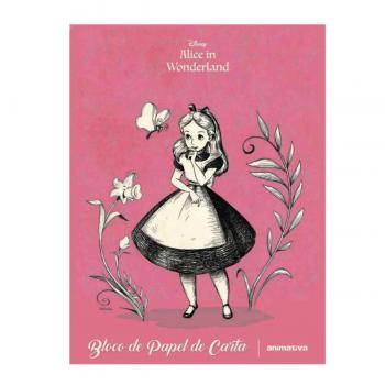 Bloco Pautado 50f  Alice in Wondrland - Animativa