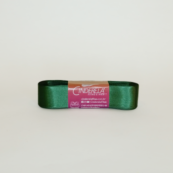 Fita de Cetim Tecida 22 m x 10 m Verde Amazonas- Cinderela