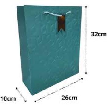 Sacola de Papel 42x31x12 cm Arcores e Relevo -Natalino