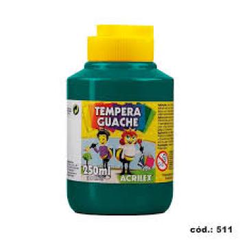 Tempera Guache 250Ml  Verde Bandeira- Acrilex