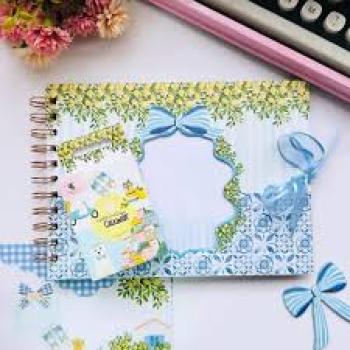 Scrapbook A5 com 30 Fls Decoradas La Doice Vita - Uyuni