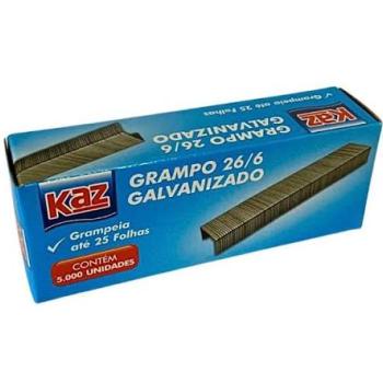 Grampo Galvanizado 26/6 com 5000-KZ267G