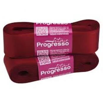 Fita de Cetim 38MM 10M Vinho Cor 389 - Progresso - Valor por Unidade