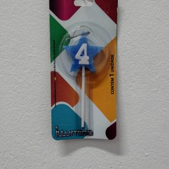 Vela Estrela Azul nr 04 Illumina