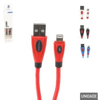 Cabo para Iphone 100cm Color Exc 2017Ip