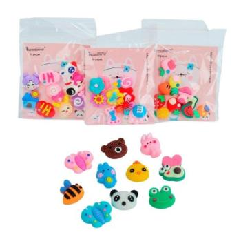 Adesivos Decorativos 10 Peças 3D Cute Fofo Sortido