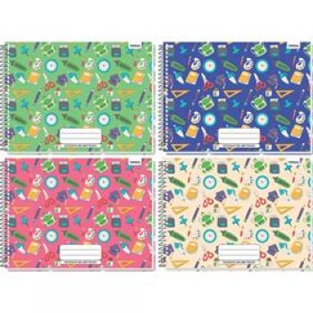 Caderno de Desenho Milimetrado Decorado 48Fls Universitário Tamoio - Avulso