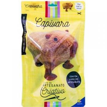 Livro Brinquedo Ilustrado Capivara Kit Artesanato - Todolivro