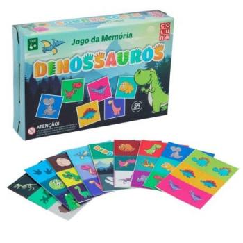Jogo da Memória 54 Cartas Dinossauros
