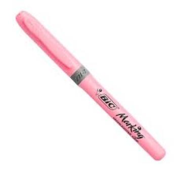 Pincel Marca Texto Rosa Pastel Britte Line - Bic