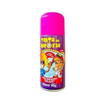 Tinta Spray para o Cabelo 150ml Cor Rosa - R3 Química